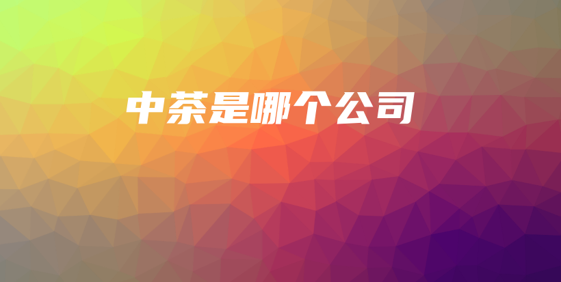 中茶是哪个公司插图