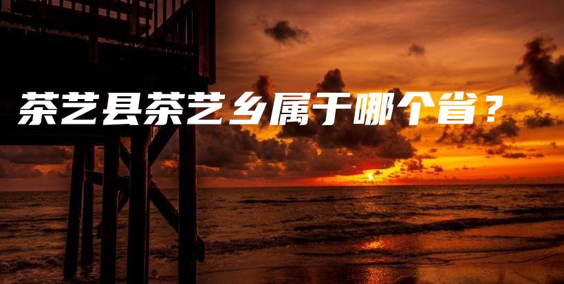 茶艺县茶艺乡属于哪个省？插图