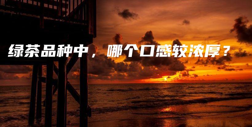 绿茶品种中，哪个口感较浓厚？插图