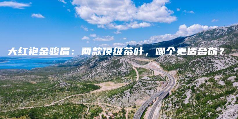 大红袍金骏眉：两款顶级茶叶，哪个更适合你？插图