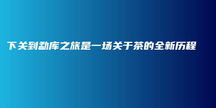 下关到勐库之旅是一场关于茶的全新历程插图 下关到勐库之旅是一场关于茶的全新历程插图
