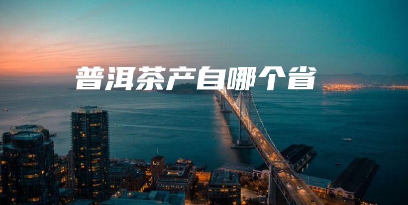 普洱茶产自哪个省插图