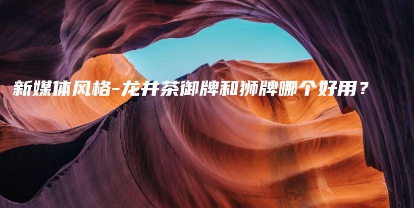 新媒体风格-龙井茶御牌和狮牌哪个好用?插图 新媒体风格-龙井茶御牌和狮牌哪个好用?插图