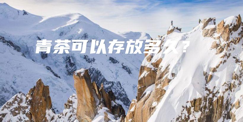 青茶可以存放多久？插图