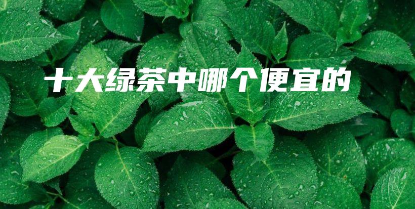 十大绿茶中哪个便宜的插图