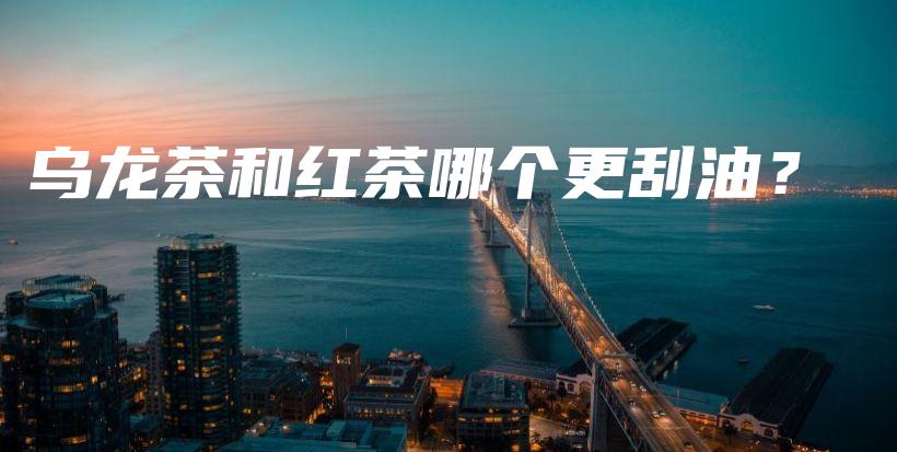 乌龙茶和红茶哪个更刮油？插图