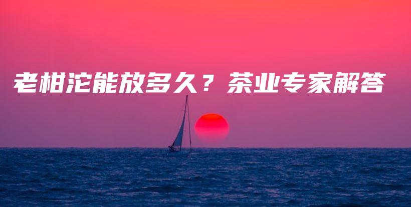老柑沱能放多久？茶业专家解答插图