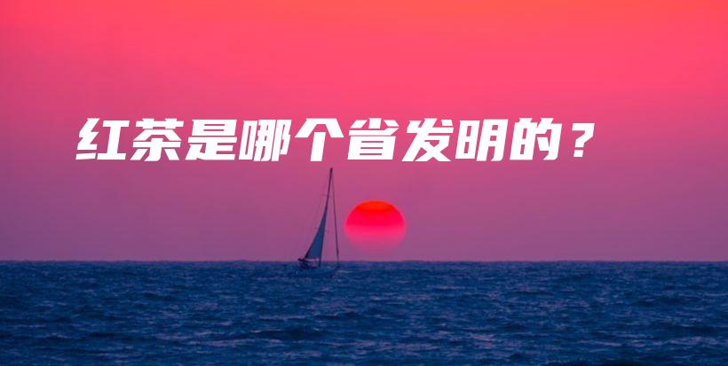 红茶是哪个省发明的？插图