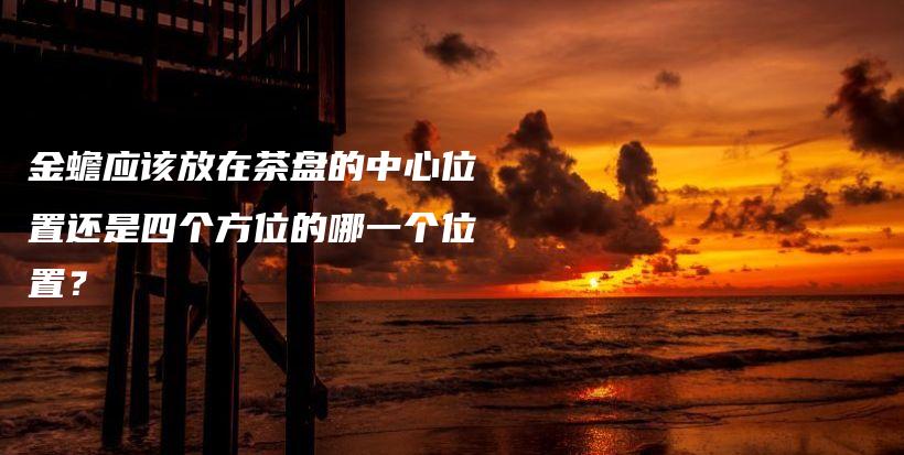金蟾应该放在茶盘的中心位置还是四个方位的哪一个位置?插图 金蟾应该放在茶盘的中心位置还是四个方位的哪一个位置?插图
