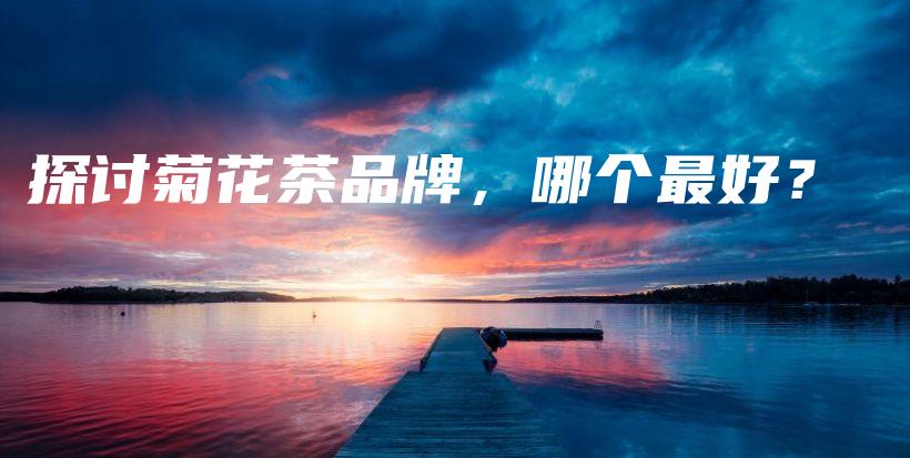 探讨菊花茶品牌，哪个最好？插图