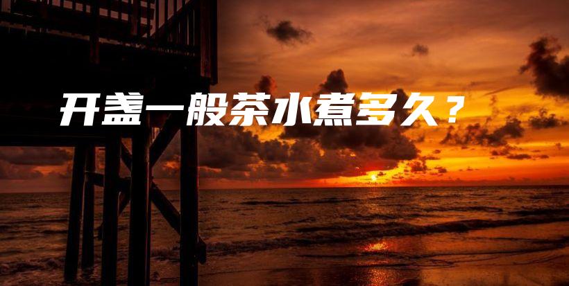 开盏一般茶水煮多久？插图