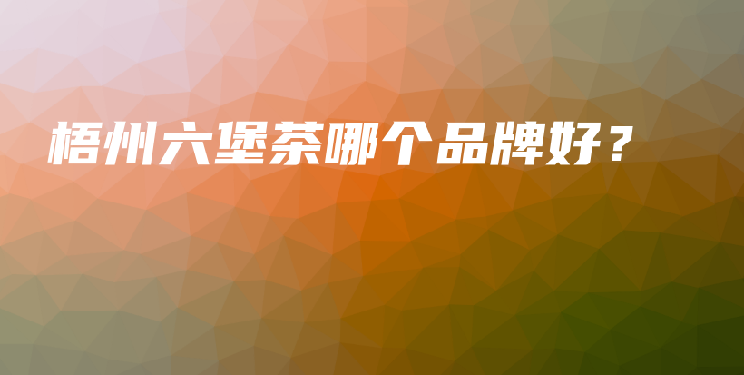 梧州六堡茶哪个品牌好？插图
