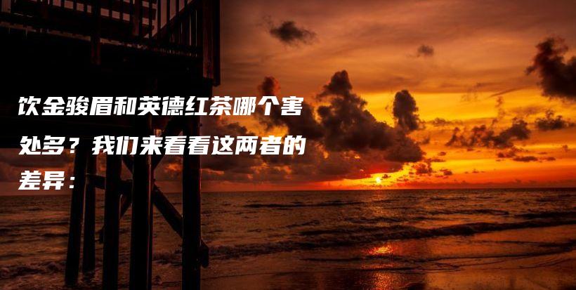饮金骏眉和英德红茶哪个害处多？我们来看看这两者的差异：插图
