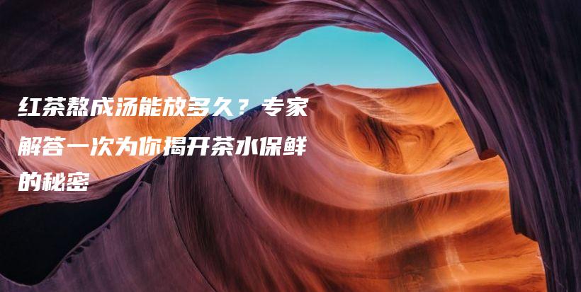 红茶熬成汤能放多久?专家解答一次为你揭开茶水保鲜的秘密插图 红茶熬成汤能放多久?专家解答一次为你揭开茶水保鲜的秘密插图