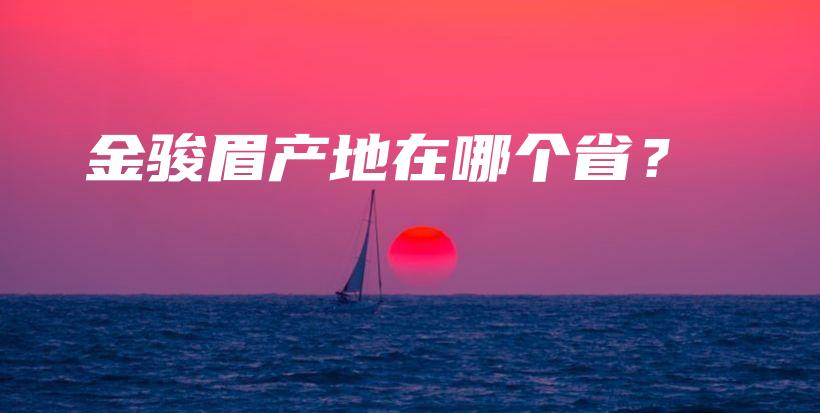 金骏眉产地在哪个省？插图