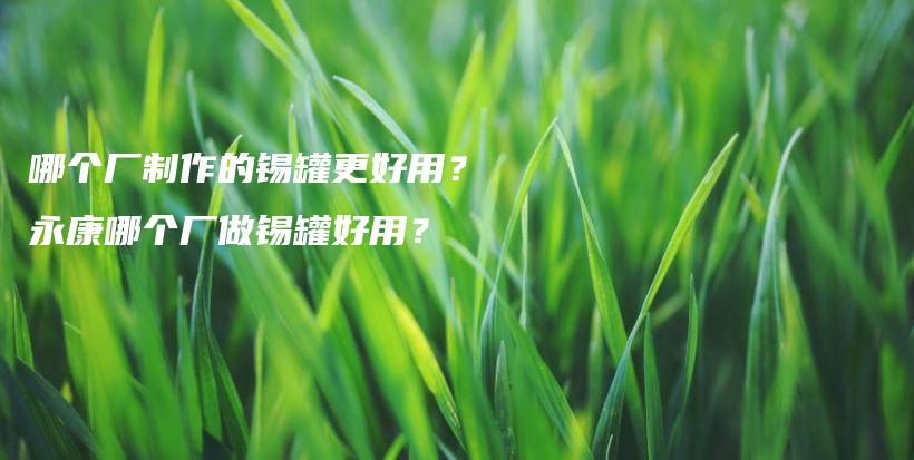 哪个厂制作的锡罐更好用？永康哪个厂做锡罐好用？插图