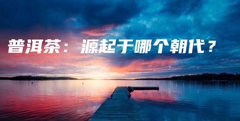 普洱茶：源起于哪个朝代？插图