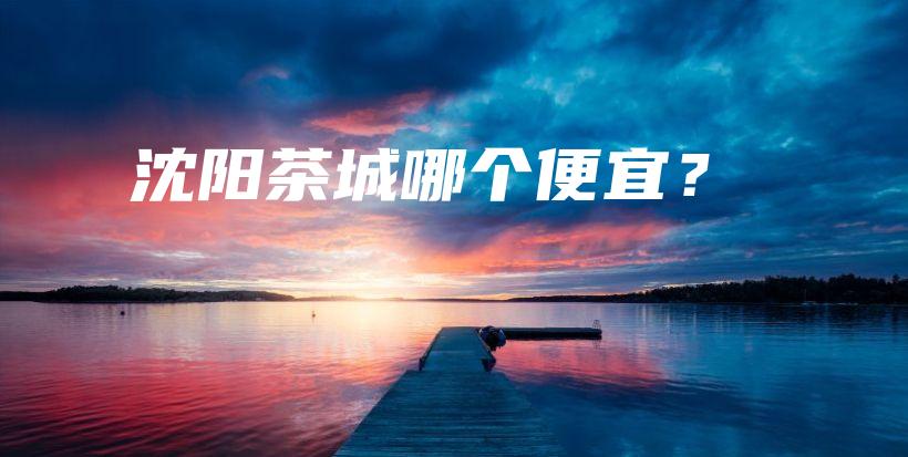 沈阳茶城哪个便宜？插图