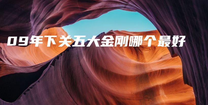 09年下关五大金刚哪个最好插图