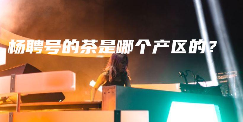 杨聘号的茶是哪个产区的？插图