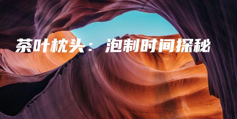 茶叶枕头:泡制时间探秘插图 茶叶枕头:泡制时间探秘插图