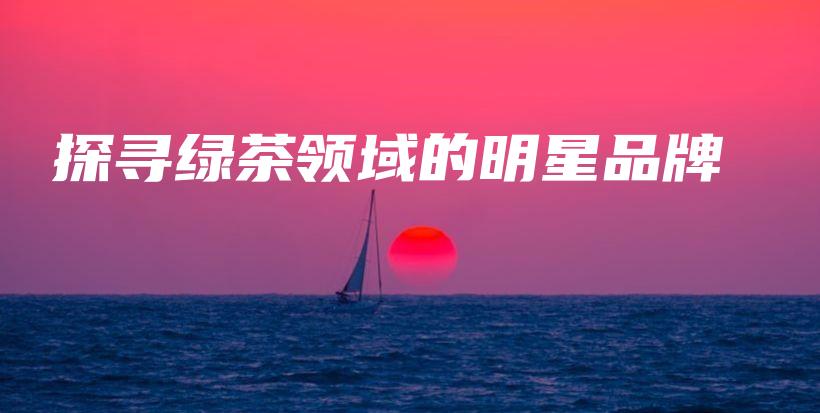 探寻绿茶领域的明星品牌插图