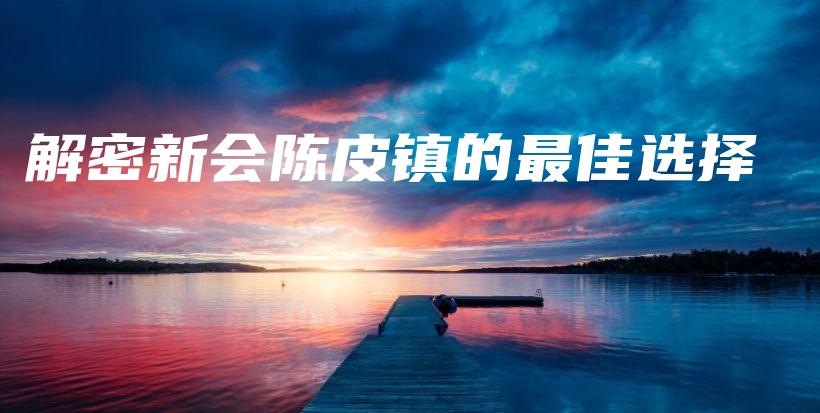 解密新会陈皮镇的最佳选择插图
