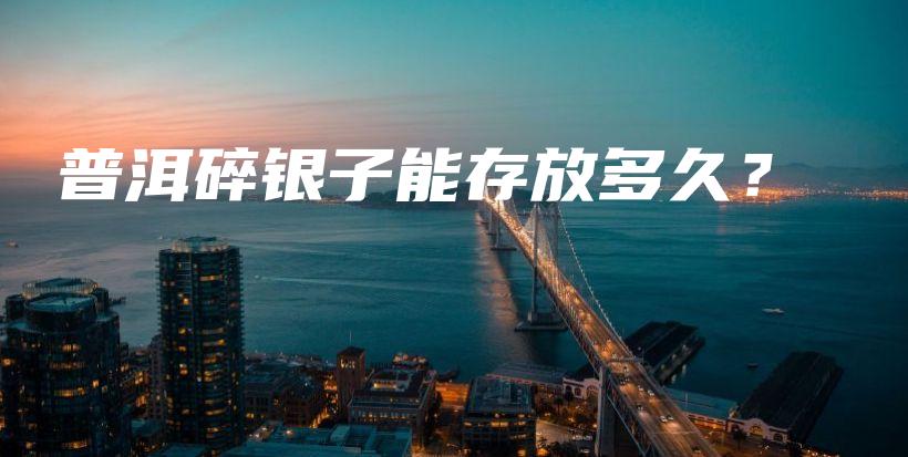 普洱碎银子能存放多久？插图