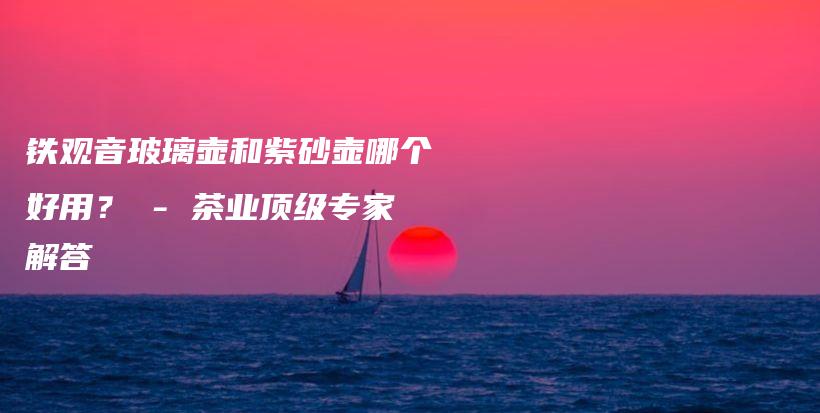 铁观音玻璃壶和紫砂壶哪个好用？ – 茶业顶级专家解答插图