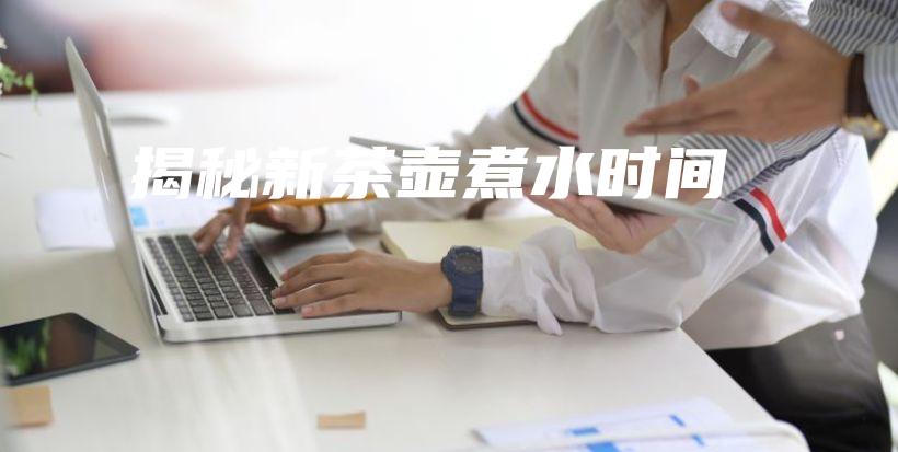 揭秘新茶壶煮水时间插图