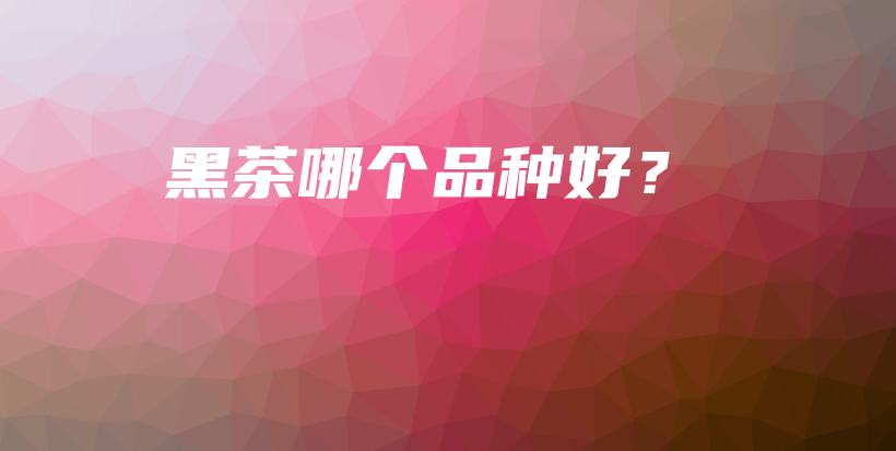 黑茶哪个品种好？插图