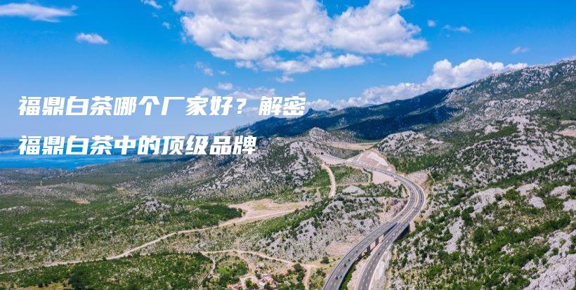 福鼎白茶哪个厂家好？解密福鼎白茶中的顶级品牌插图