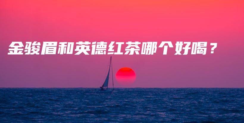 金骏眉和英德红茶哪个好喝？插图