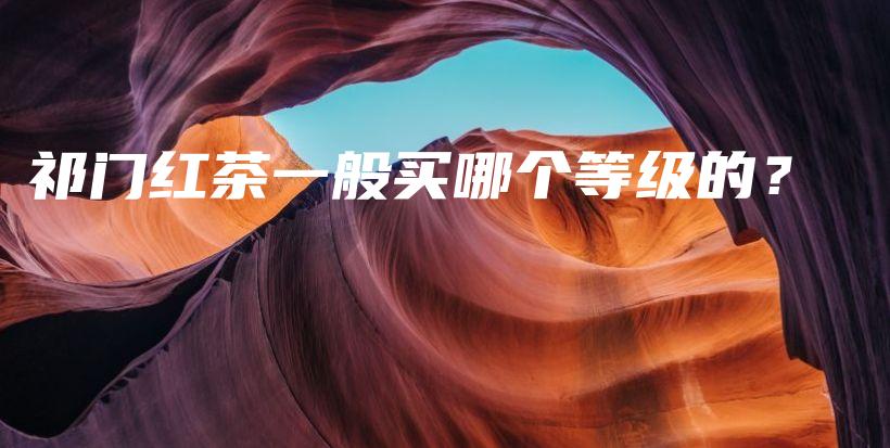祁门红茶一般买哪个等级的？插图