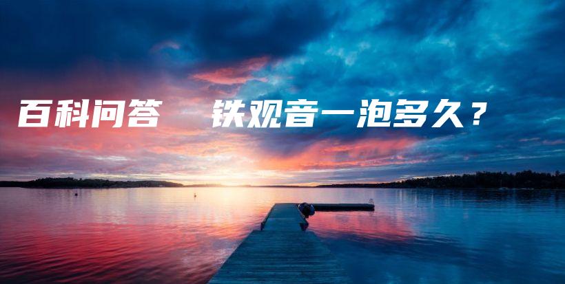 百科问答  铁观音一泡多久？插图