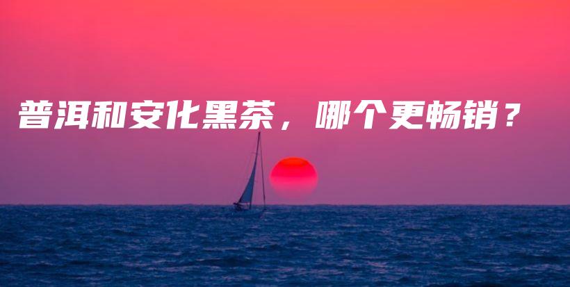 普洱和安化黑茶，哪个更畅销？插图