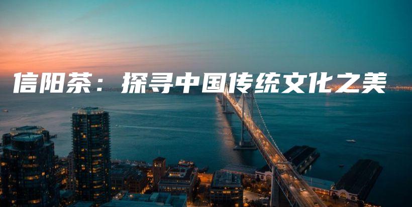 信阳茶：探寻中国传统文化之美插图