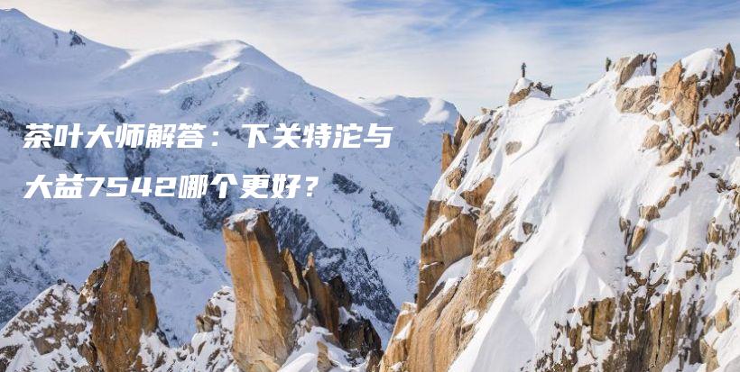 茶叶大师解答:下关特沱与大益7542哪个更好?插图 茶叶大师解答:下关特沱与大益7542哪个更好?插图