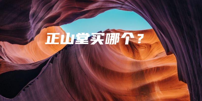 正山堂买哪个？插图