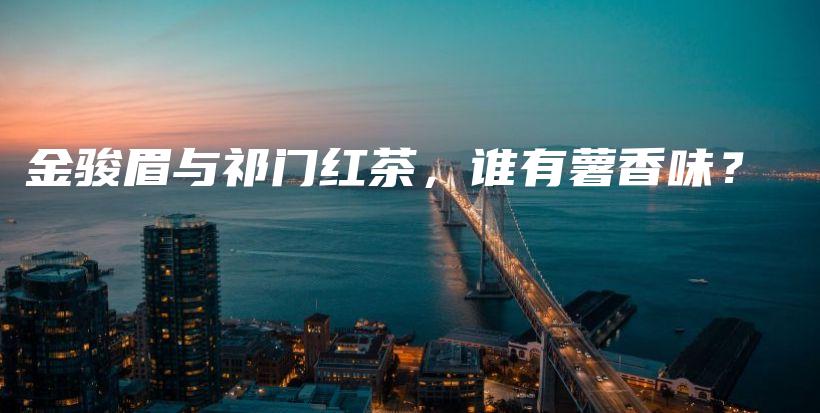 金骏眉与祁门红茶，谁有薯香味？插图