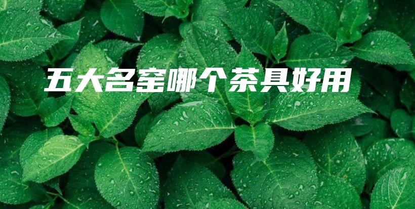 五大名窑哪个茶具好用插图
