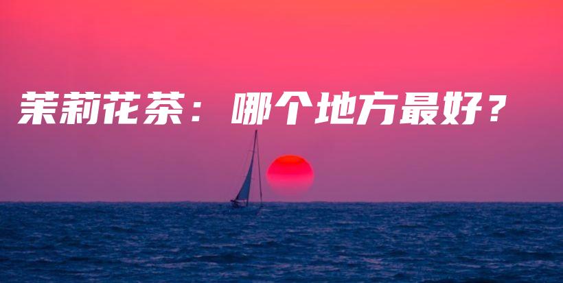 茉莉花茶：哪个地方最好？插图