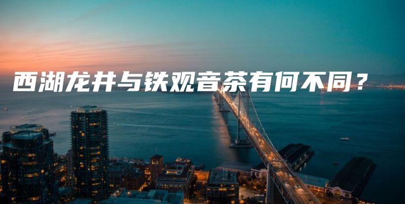 西湖龙井与铁观音茶有何不同？插图